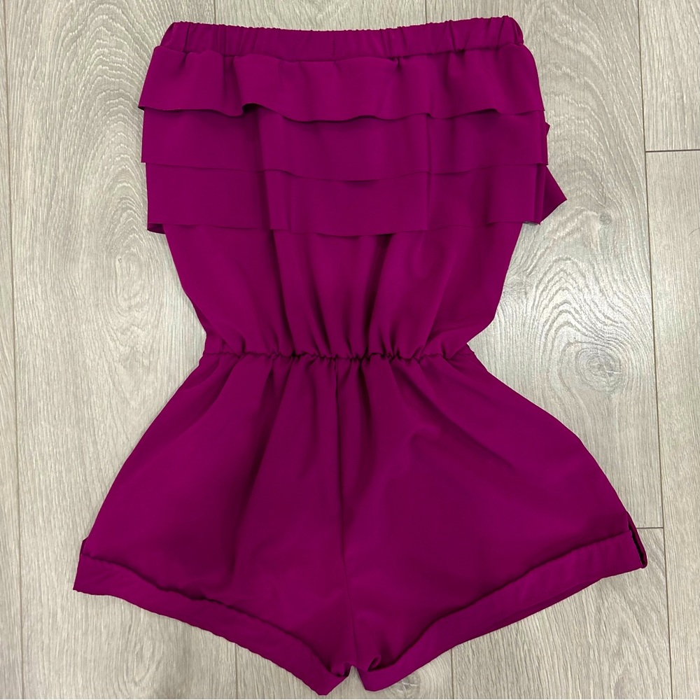 G by Guess Magenta Sleeveless Romper Size S